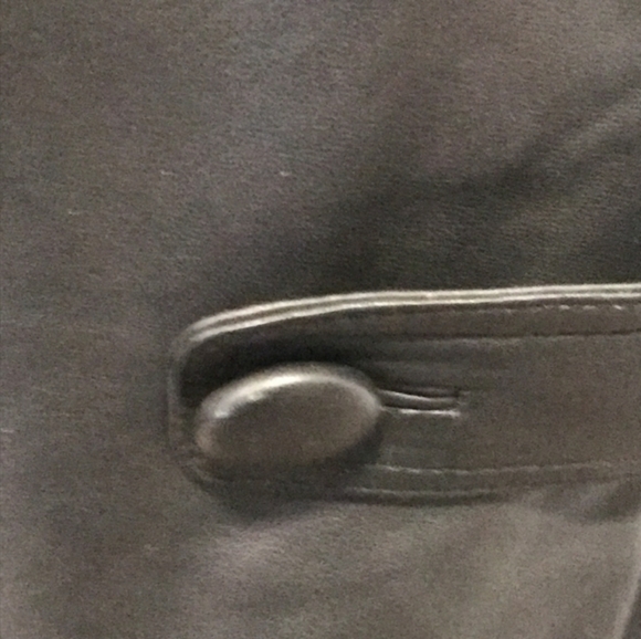 KENAR BLACK LEATHER JACKET EXCELLENT USED CONDITION SIZE 6 - Picture 6 of 10